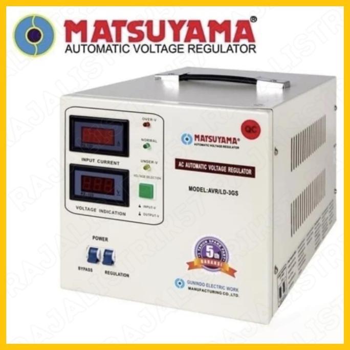 @=@=@=@=] Matsuyama Stabilizer Stavolt Listrik 3000W Watt AVR 3GS