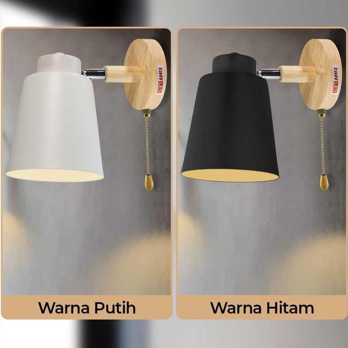 Fitting Lampu Hias Dinding Dengan Saklar Tarik
