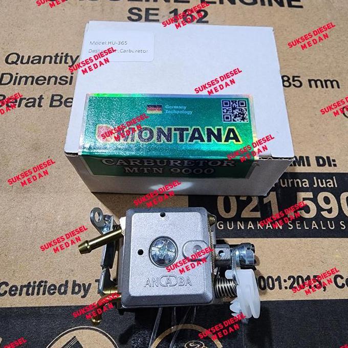 ___] Montana Karburator Carburator Chainsaw MT9000 9000 Original Senso Sinso Gergaji Mesin