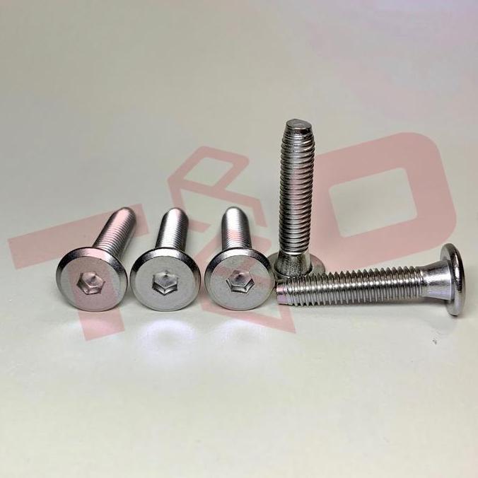 Baut JCBC M6x40 Stainless Steel 304 / M6 SS / Knock Down / Knockdown