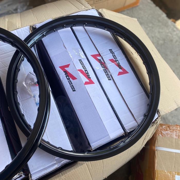 Lingkaran Velg Vrossi Hitam Gilap 185/160/140 Ring 17 Velg V Rossi Hitam Gilap Motorcycle Original D