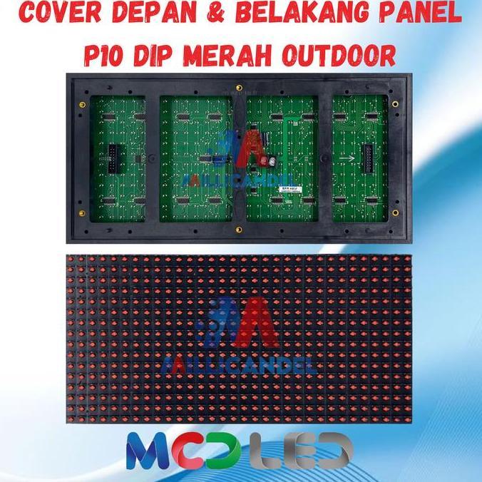 Panel Modul Module Led P10 Running Text Dip Merah Outdoor