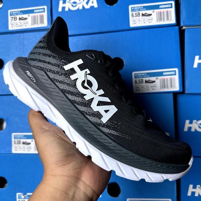 HOKA W MACH 5 RUNNING FOR WOMENS ORIGINAL BNIB (1127894 BCSTL)