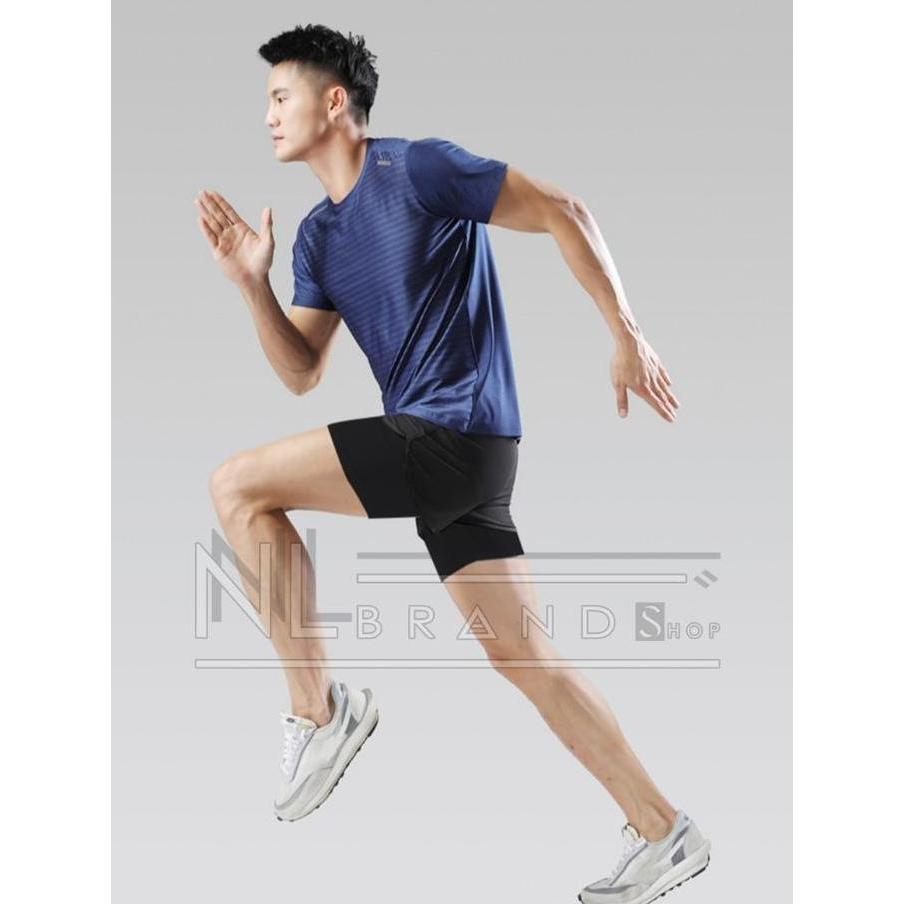 Celana pendek running sportswear active pria wanita