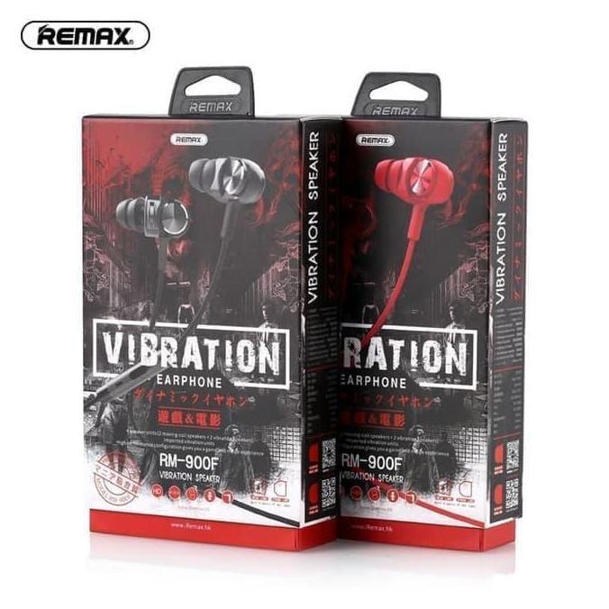 REMAX Vibraton Earphone RM-900F - Headset Super BASS Getar