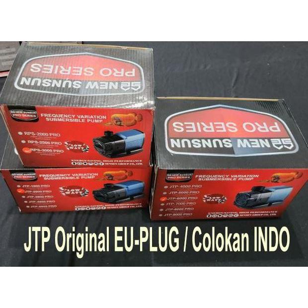 Sunsun Jtp Pro 2000 2500 3000 4800 5800 Liter/Jam Jpro / Eco / Low Jpro Sni Original Pompa Low Watt 