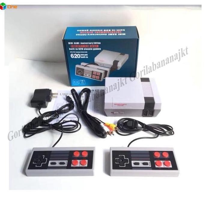 Ninte mini console tv 620 game jadul Retro NES Clone