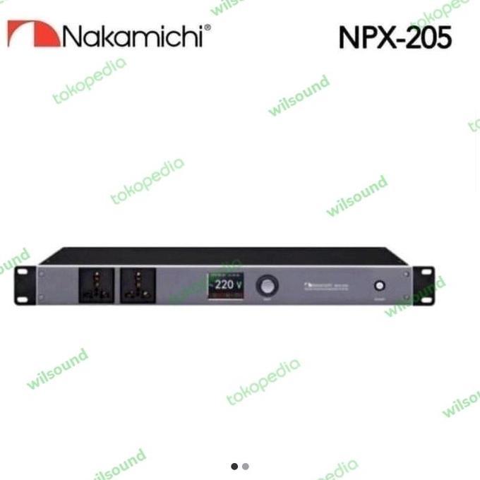 POWER SQUENCER NAKAMICHI NPX205 NPX 205 ORIGINAL
