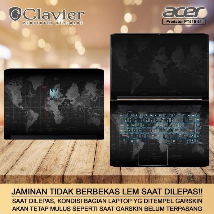 TERBARU - Cover Garskin Laptop Acer Predator Triton 500 PT515-51-765H 77G4 Polos