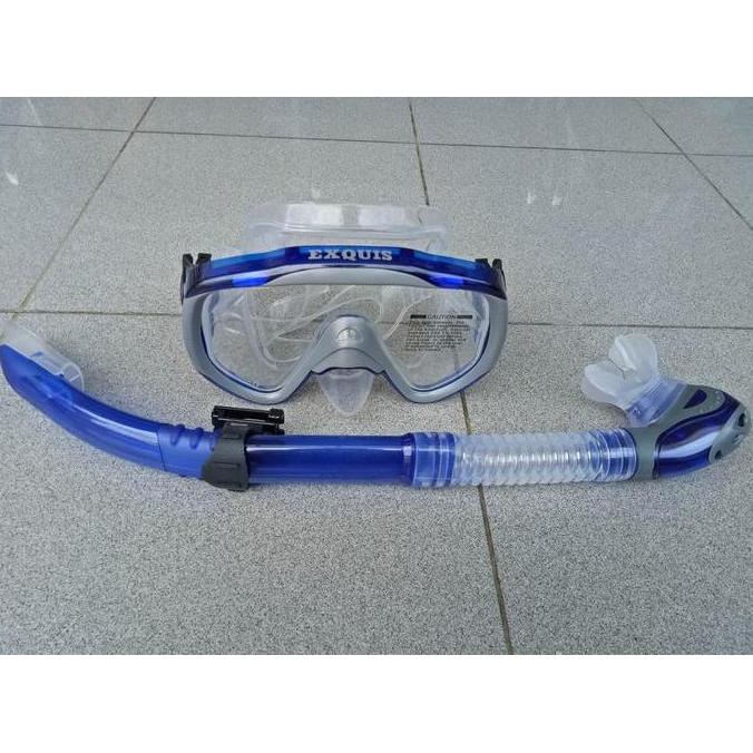 Murah DIVING MASK SNORKLE SILICONE EXQUIS Non COD