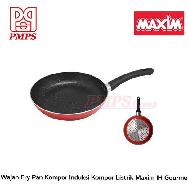 Wajan Fry Pan Kompor Induksi Kompor Listrik Maxim IH Gourmet 24cm