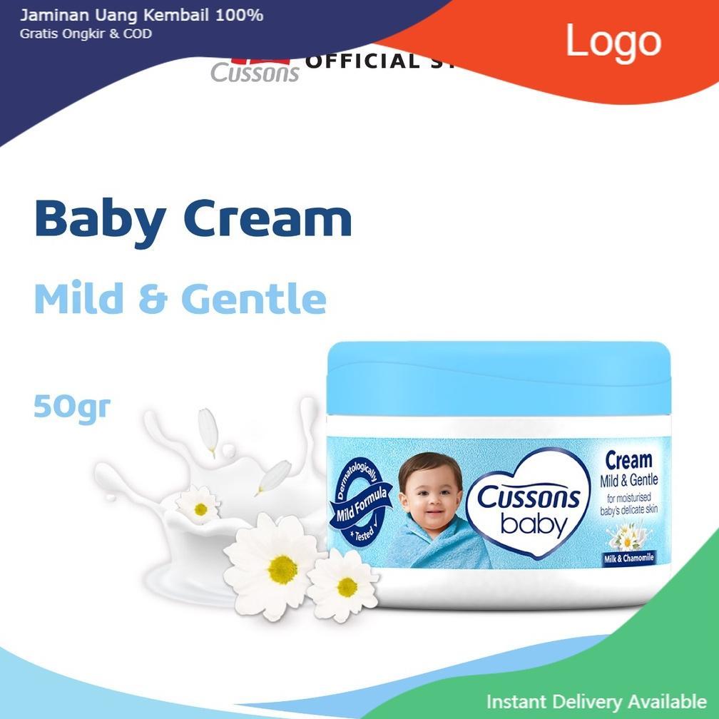 Cussons Baby Cream Mild & Gentle - Krim Bayi 50gr Ready stock JEPARA KUDUS SEMARANG JAKARTA SURABAYA