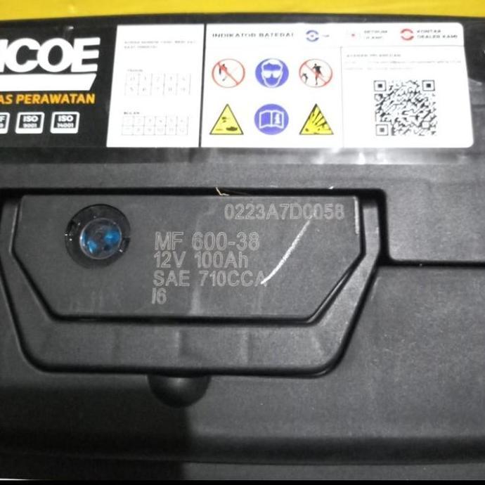 Murah Aki Mobil Incoe Mf 600-38 12V 100Ah
