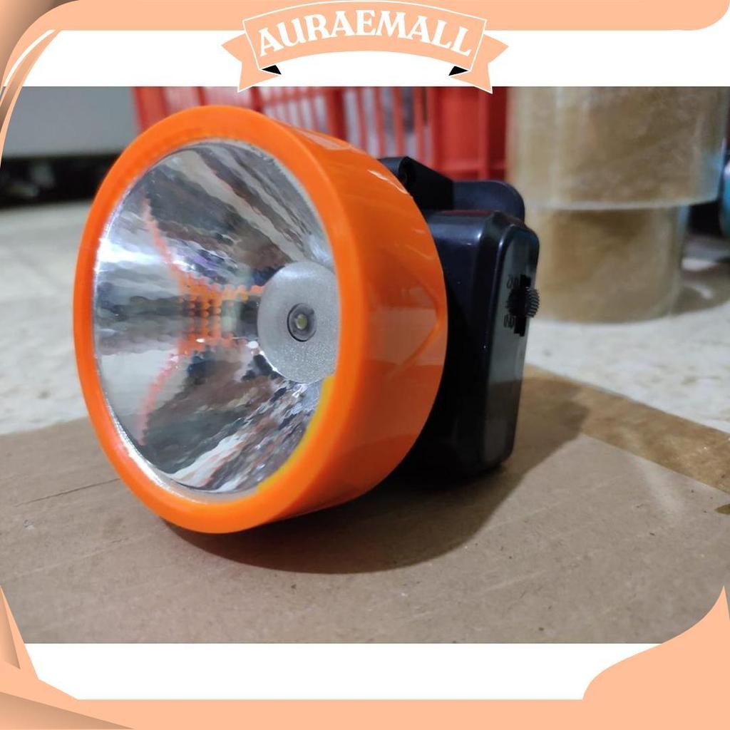 Senter Kepala / Lampu Kepala Headlamp Cahaya Putih Kuning D Sale