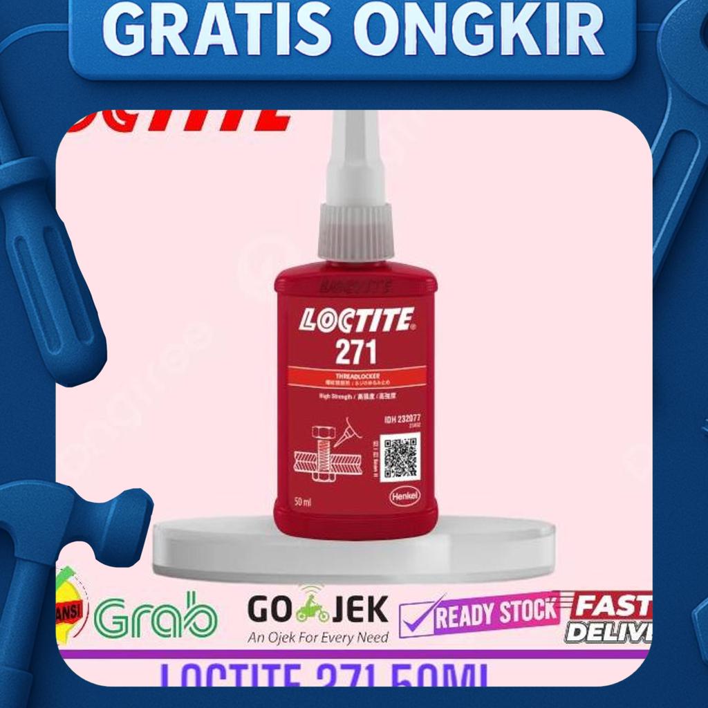 Lem Baut Loctite 271 50Ml - Lem Ulin Baut Loctite 271 50 Ml