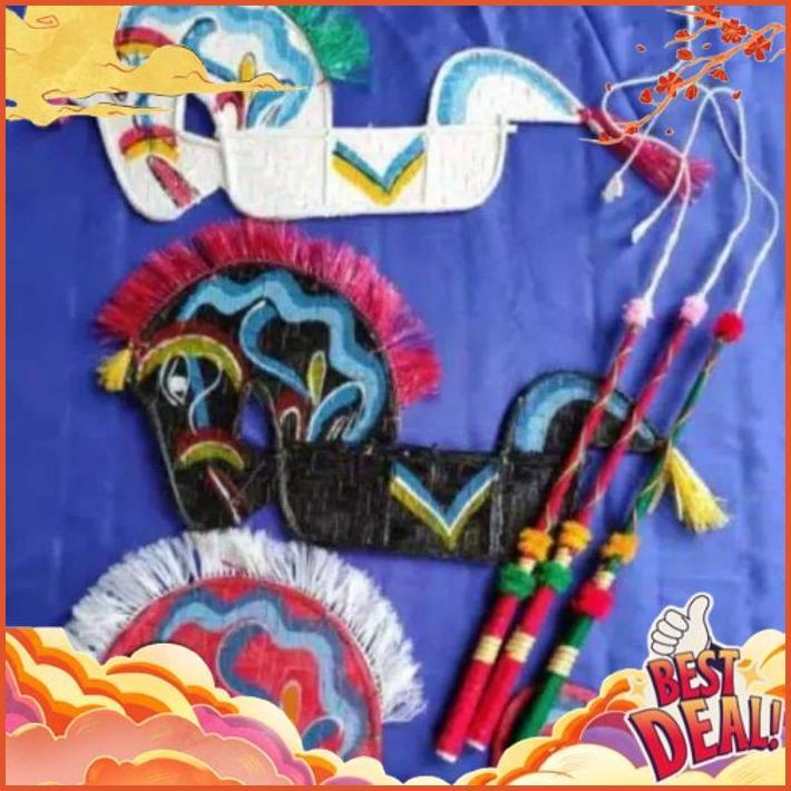 Kuda Lumping + Pecut Mainan Tradisional - Kuda Lumping Anak + Pecut Mainan Anak Tradisional Dskn11