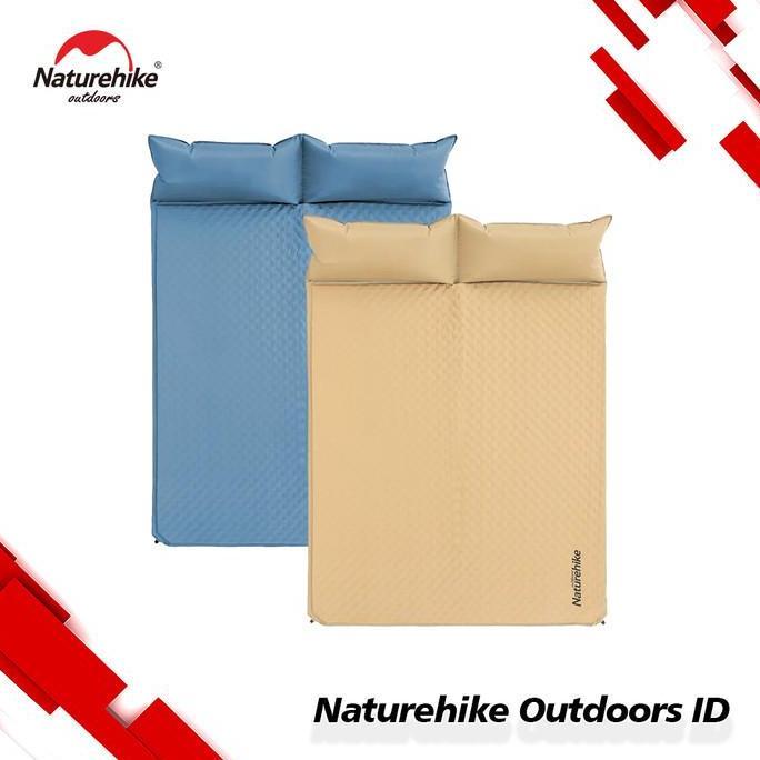 Matras Double Naturehike Inflatable Mat With Pillow NH18Q010-D