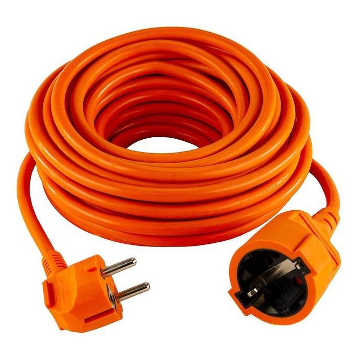 wincar.s - cable extender 1.5mm 2m stopkontak kabel listrik outdoor ekstensi sambungan orange