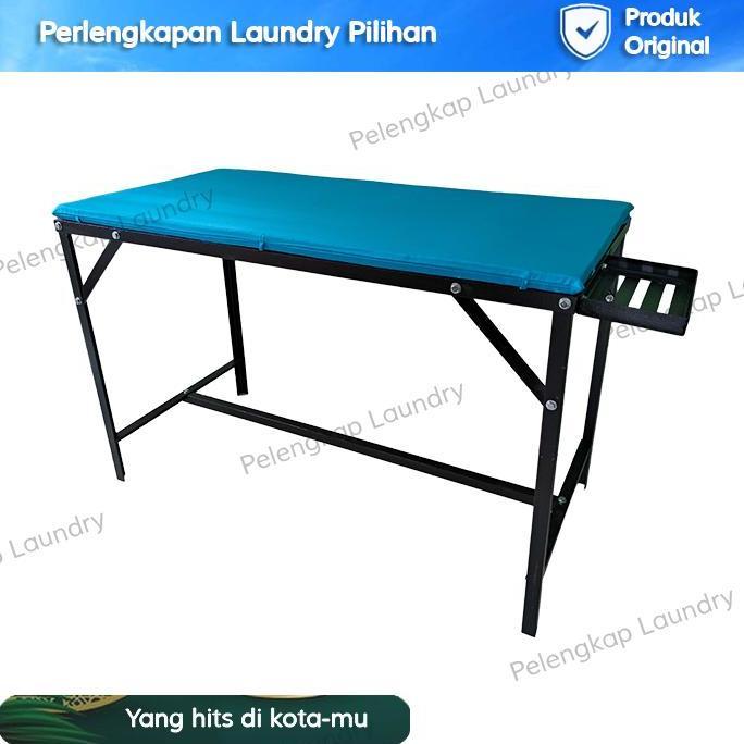 Meja Setrika Uap Laundry Lipat Kokoh 60 x 120 Meja Gosokan Uap CO