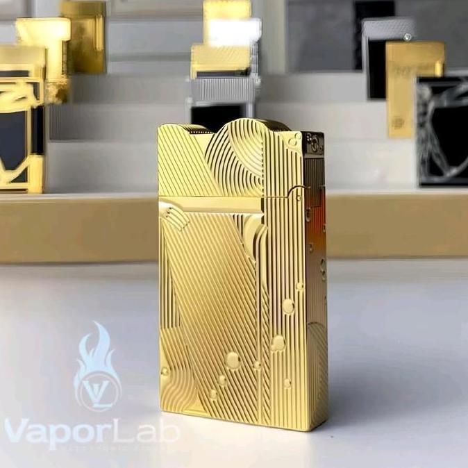 korek api sumbu classic denting ROWENTA original vintage oil lighter model mermaid gold sanji one pi