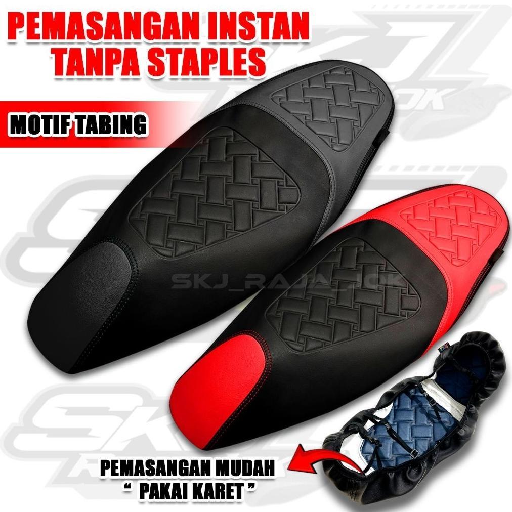 COVER JOK PELINDUNG JOK (PAKAI KARET) Pemasangan Mudah Tinggal pasang Motor VARIO, BEAT, SCOOPY, NMA