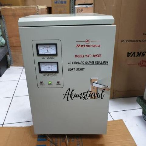 Stavolt Matsunaga SVC-10KVA - Stabilizer Listrik Matsunaga 10000 watt Terlaris