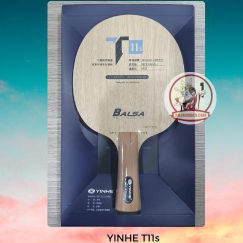 kedaiari - yinhe t11s kayu blade carbon bet pingpong t-11s balsa limba