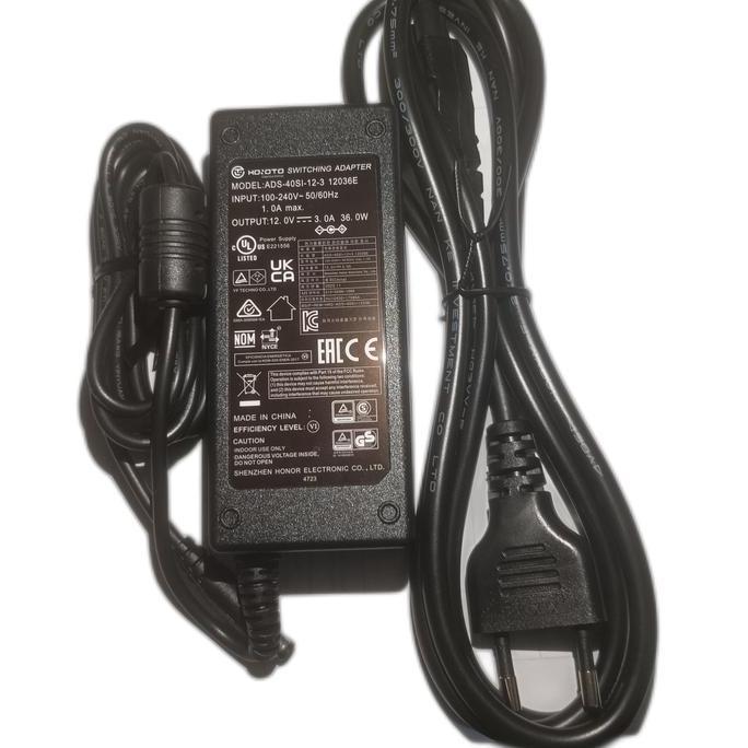 Adaptor 12v 3a Hoioto Adaptor Original Fingerprint Solution 12V 3A