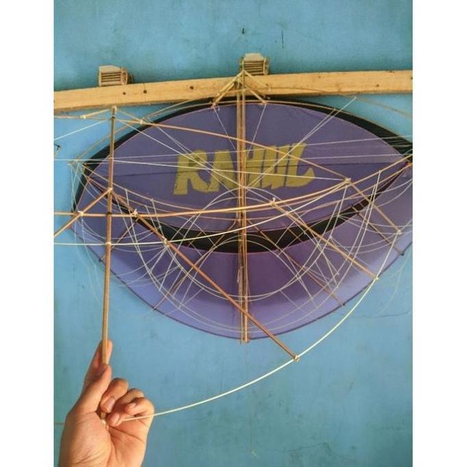 New- gapangan pegon ceper 1 meter bahan fiber dan bambu/layang layang gapangan pegon ceper merakit s