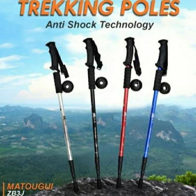 Tongkat Trekking Pole MATOUGUI Tongkat Gunung Hiking Treking