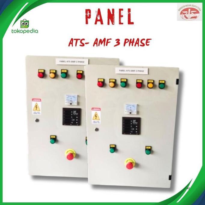 Promo PANEL ATS - AMF 3 phase custom colokan listrik Diskon