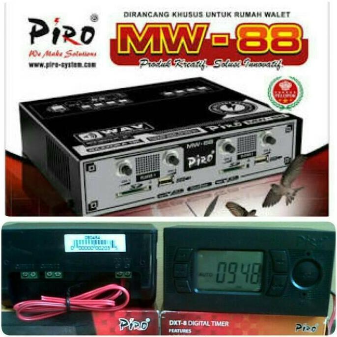 Mesin pancing walet PIRO MW-88 + Timer PIRO DXT-8 CO