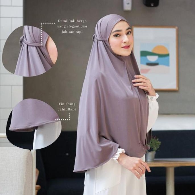 Promo Paket Usaha 100 Ribu 4Pcs Hijab Jilbab  Kerudung Bergo Khimar Jumbo Syari Muslim Xxl Syar'I Be