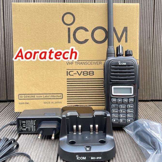 HT ICOM V88 Antenna IC-V88 V 88 VHF 136-174MHz Handy Talkie Antena Walkie