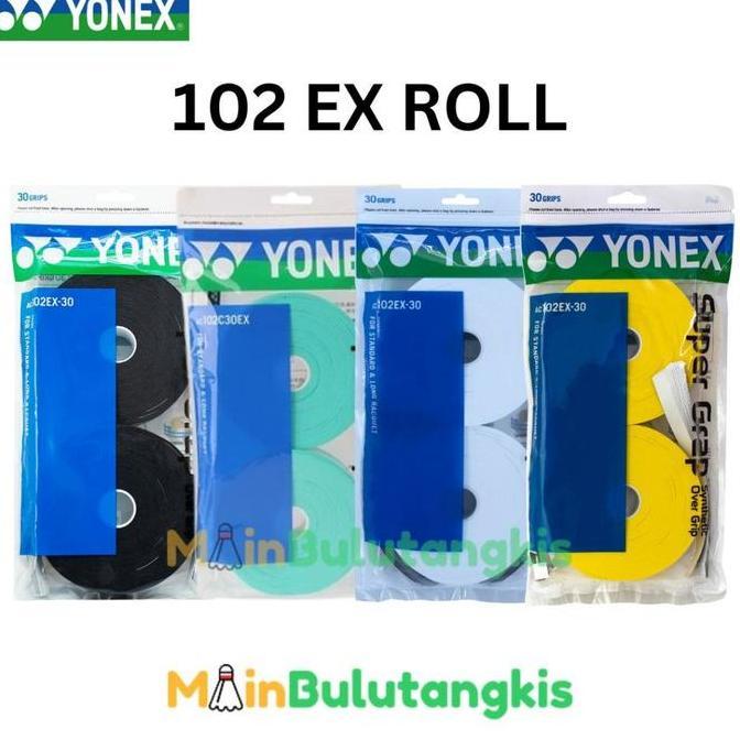 Grip Raket Badminton YonexSP AC 102 EX Roll Original - 15 Pcs / Roll Terlaris
