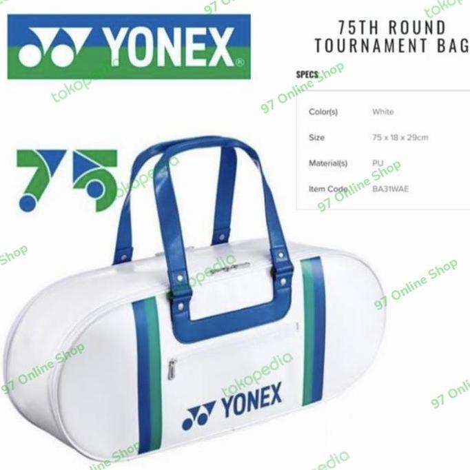 TAS YONEX BADMINTON BAG BA31WAPEX / ROUND 75 TH ANNIVERSARY|ORIGINAL| Terlaris