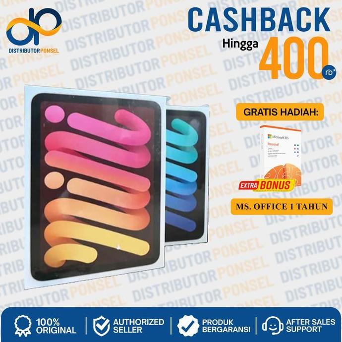 Terlaris Apple Ipad Mini 6 2021 256Gb Wifi Cellular 64Gb Garansi 1 Tahun Not 5