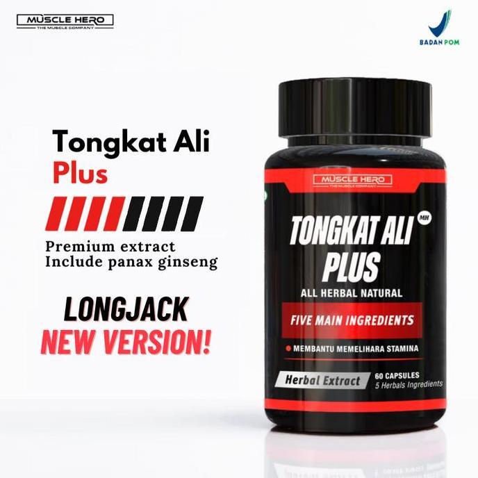 Tongkat Ali Plus Panax Ginseng 60 Kapsul BPOM Premium Extract