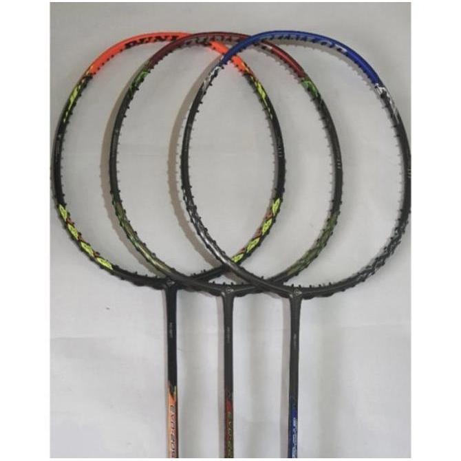 Raket Badminton NEW DUNLOP EVO 205/ EVO 225/ EVO 235 +SENAR + GRIP ORI Terlaris