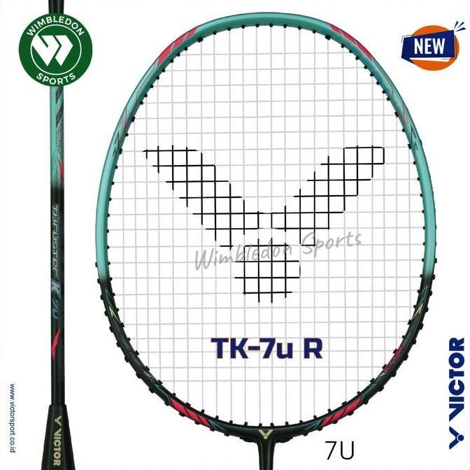 Raket Badminton Victor Thruster K 7U R / Raket Victor TK-7U R Terlaris