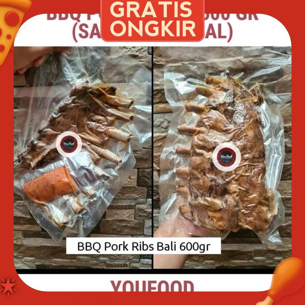 Bbq Pork Ribs Bali - Full Slab - Iga Bakar Bbq Babi Bali - (Matang)
