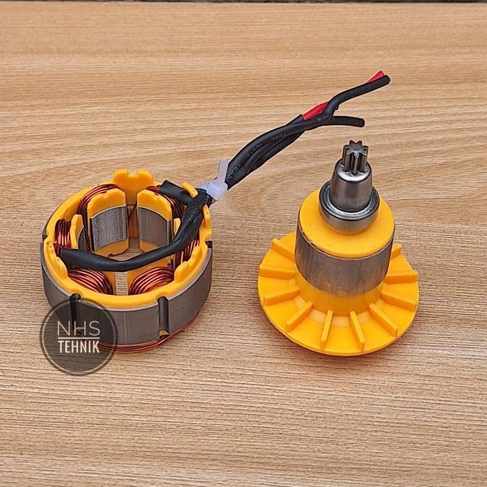 Dinamo Motor Brushless Impact Wrench Kamolee 520Nm Dinamo Bor Impact Kamolee Original Dan Terpercaya