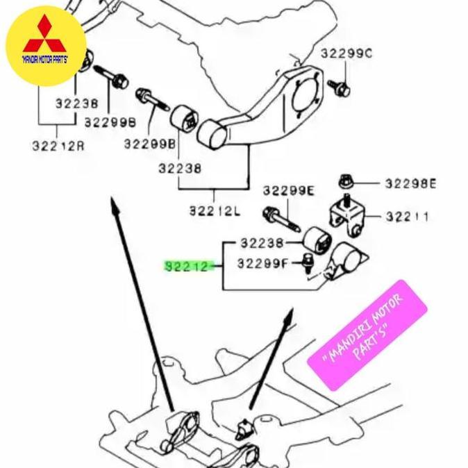 BRACKET MOUNTING ASSY GARDAN DEPAN/DUDUKAN MOUNTING GARDAN DEPAN Terlaris