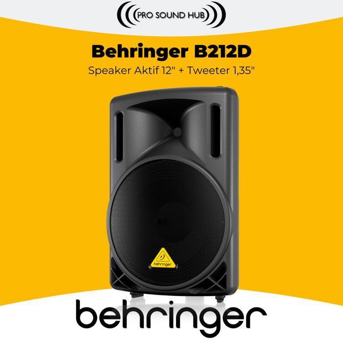 Behringer B212D Active Speaker Aktif 12" 550 Watt 12 Inch Foh Floor Monitor Panggung Sound System Or