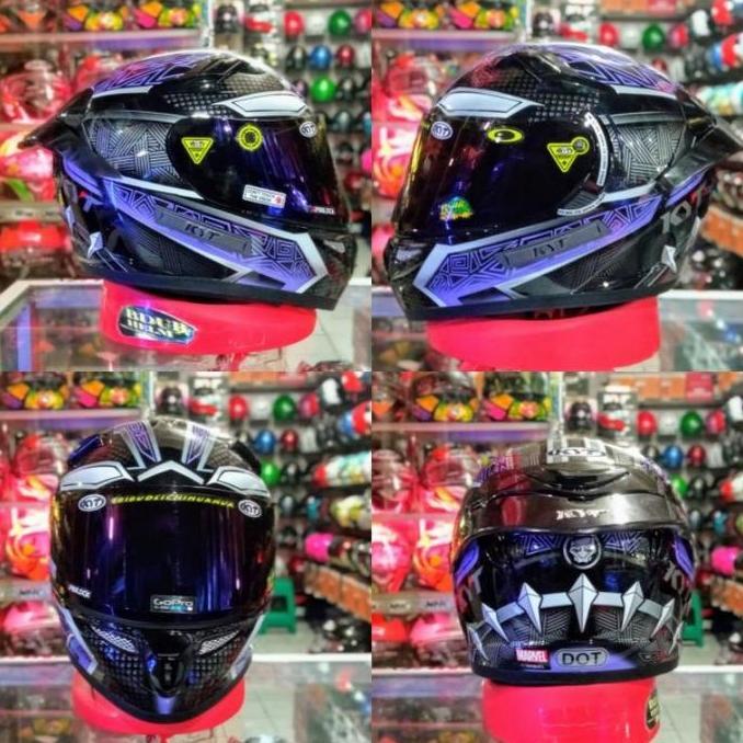 KYT HELM K2 RIDER MOTIF SUPER FLUO YELLOW PAKET GANTENG Terlaris