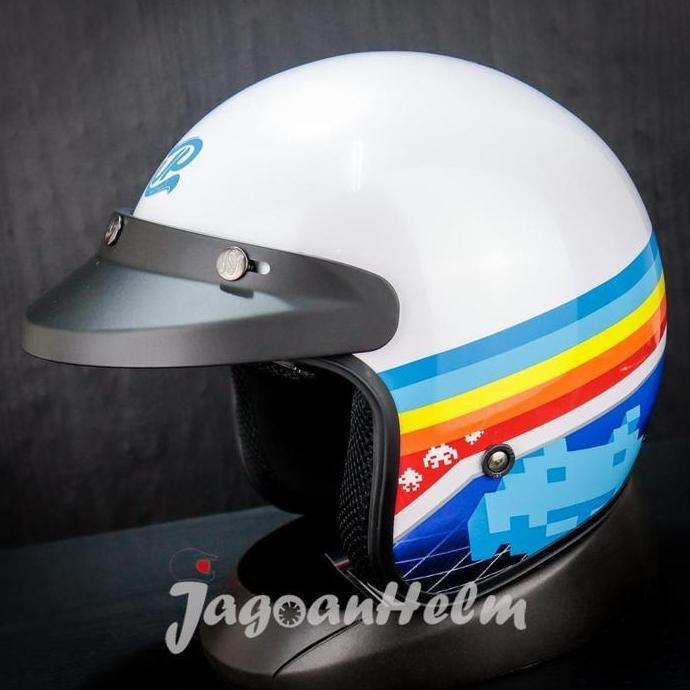 JPX HELM JP RETRO NEW BIGIE | MOTIF | JPRETRO Terlaris