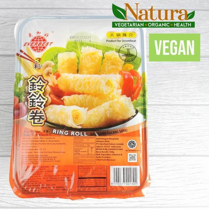 Everbest Ring Roll Gulungan Kulit Tahu Steamboat Vegan Vegetarian