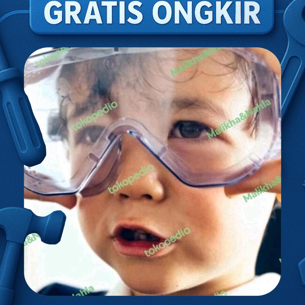 Safety Google 3M 1621 Af / Kacamata Google Lab | Anti-Fog Clear Lens