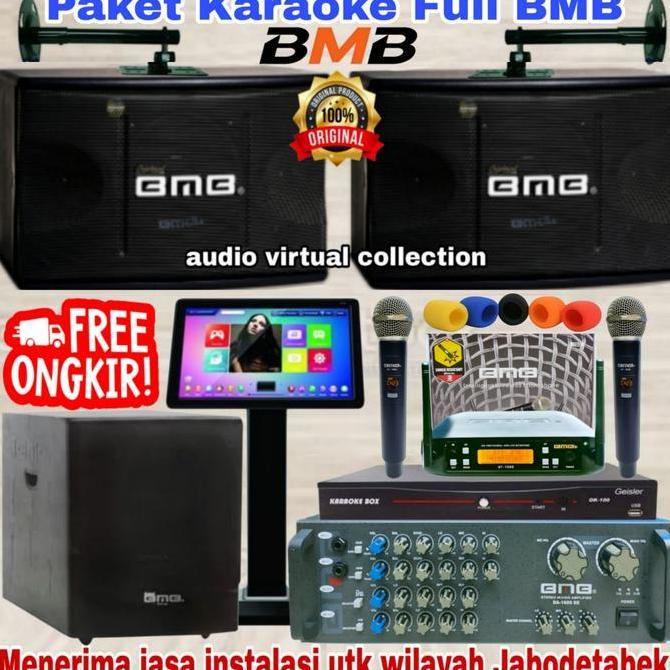 Paket Super Karaoke BMB 10inch Lengkap ( FULL SET III ) Original