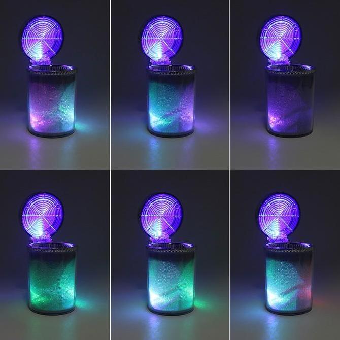 New- ASBAK MOBIL ASBAK ROKOK ASBAK MOBIL LED / LED CAR ORGANIZER ASHTRAY